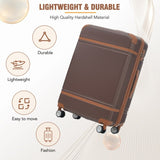 Hardshell Luggage Sets 3 Pieces 20"28" Luggages and Cosmetic Case Spinner Suitcase with TSA Lock N732P171585O