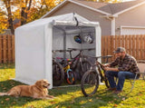 Outdoor Storage Shed, Waterproof Storage Shelter, Wind Resistant Tent with Roll-Up Zipper Door & 32451951