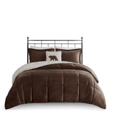 King Plush to Sherpa Down Alternative Comforter Set B035100493