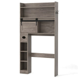 Toilet Storage Cabinet Gray 94608854