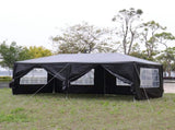 10'x20' Outdoor Party Tent with 6 Removable Sidewalls, Waterproof Canopy Patio 67497602