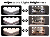 Large Vanity Set with 10 LED Bulbs, Makeup Table with Cushioned Stool, 3 Storage Shelves 1 Drawer 1 73717191