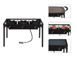 Outdoor Camp Stove High Pressure Propane Gas Cooker Portable Cast Iron Patio 51072659