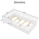 Twin Size Floor, integral construction with super high security barrier, door, children's floor W1858P164938