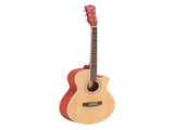 GT501 40 inch Spruce Front Cutaway Folk Guitar with Bag & Board & Wrench 48776708