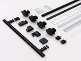 ( Updated to order with the new SKU W2813P389038 ) 56"-60"W x 72"H Frameless Single Sliding Shower W2813P297369