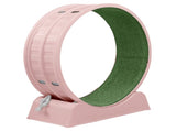80*34*86CM Pink PP track connector assembly, circular design with green carpet 1 cat teaser stick, 44605047
