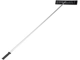 6.1 m 5-Section Extendable Roof Snow Rake Aluminum Pole, PC Black Shovel Head with Diagonal Brace 54562583