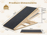 Large Dog Pet Ramp Stairs with Adjustable Height for Bed Couch Car Truck SUV, Foldable Dog Ramp for 53404340