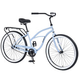 Single Speed Bicycles 26"Inch,Steel Frame, Wide Wheels for Stability, Rear Coaster Brakes,Multiple W1019P163419