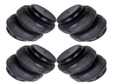 4 Pieces Heavy Duty 2500lb 1/2"NPT Double Bellow Air Suspension Bag Air Spring bags 49525840