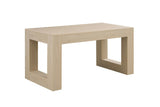 Farmhouse Kitchen Dining Table for 4-6 People, Rectangular Dining Table for Dining Living W2393P301819