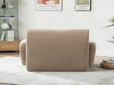 42" Wide Modern Upholstered Chenille Vertical Stripes Accent Chair, Boneless Single Sofa Chair, W3118P453257