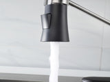 Matte Black Kitchen Faucet with Soap Dispenser Single Handle Kitchen Sink Faucet with Pull Down T3177P277522