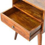 Modern Chestnut Solid Wood Bedside B182P166567