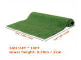 6ft x 10ftIdeal for Backyard, Garden, Lawn Landscape, Patio, Garden & Balcony Turf Mat - Thick Fake W3280P296530