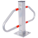Parking bollard,pole barrier with lock ,car parking protection posts,home garage street decor W46565404
