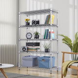 Steel Storage Shelving 5-Tier Utility Shelving Unit Steel Organizer Wire Rack for T3651P341040