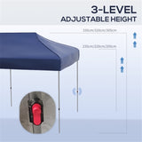 Pop Up Canopy Tent-Dark Blue 47948426