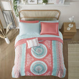 Queen Boho Comforter Set with Bed Sheets B03595825