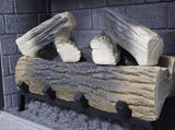 23 inch Infrared heating electric fireplace insert, log set & realistic flame, remote control W1769P263642