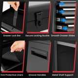 Rolling Tool Chest with 5 Sliding Lockable Drawers 83600316