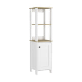 St. Clair Linen Cabinet, Two Interior Shelves, Two Open Shelves, Single Door B200P188851