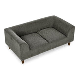 ZNTS Pet sofa with backrest and armrests, modern rectangular pet sofa suitable for medium and large dogs, W487P228083