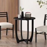 ZNTS Brechtel Round Solid Wood Dining Table 57522.00IBLK