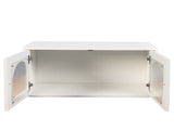 Wall Cabinet, Glass door Display Wall Mounted Cabinet, Floating Cabinet with inadjustable Shelves 22934122