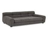 Soft and comfortable pet sofa with backrest and armrests, suitable modern rectangular pet sofas W487P266086