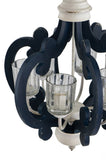 Wood Chandelier 6 - Light Farmhouse Pendant Lighting Natural Wood Hanging Light Fixture for Kitchen W2078137030