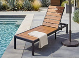 Outdoor Chaise Lounges Pool Lounge Chairs Outdoor Daybed Recliner with Adjustable Backrest for N719P383161B