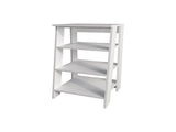 White Freestanding Bathroom Shelf with Open Storage B062P252188