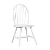 ZNTS White Finish Side Chairs Set of 2, Farmhouse Style Wooden Furniture Casual Dining Kitchen B011P239557