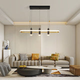 Javeriah 4 - Light Black/Gold Dimmable LED Pendant LightUnable ship on weekends, TK/TEMU 57634655