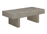 1pc Contemporary Style Brown Gray Coffee Table Rectangular Table Top Wooden Living Room Furniture B011P245867