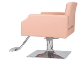 PVC leather aluminum alloy foot pedal rivet type square chassis high oil pump barber chair 150kg 96072423