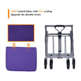 ZNTS Outdoor Garden Multipurpose Micro Collapsible Beach Trolley Cart Camping Folding Wagon W321P206628