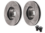 Front Brake Rotors Set fit for Scion xD 2008-2014 Pontiac Vibe 2009-2010 S-31505 17763496