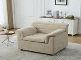 38.11"W Oversized Accent Chair,Comfy Upholstered Reading Chair,Chenille Armchair for Living Room W3189P538195