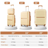 Luggage Sets 4 Piece PP Lightweight & Durable Expandable suitcase W2098P186373
