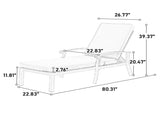 Aluminium Cast lounge chair W640P314017