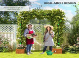 Garden Bed Galvanized PlanterTomato Cage 59735549