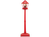 64" Christmas Streetlamp Lantern 60 Warm LEDs, 8 Xmas Melodies, 2 Display Ways, ABS/PP/PVC, Red, 02304289