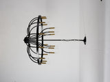 15-Light Chandelier Industrial Iron Candle Chandelier Modern Suspended Farmhouse Pendant Light W5008P479818