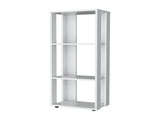FM FURNITURE Modoc Bookcase in Melamine with Open Storage, White B128P269889