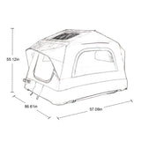 Truck Roof Tent, Car SUV Roof Tent Inflatable,Roof Top Tent Camping for 2 Person,Easy to Set Up W640P297188