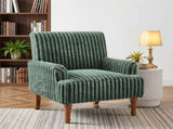 Modern Accent Chair with 3.5cmW Wide Wale Corduroy, 9" Solid Wood Legs, Comfortable Upholstered 98932181