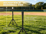 Softball & Baseball Net with Strike Zone Tee Caddy And Portable Carry Bag Pitching Hitting Training 06232030